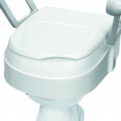 Toilettensitzerhöhung TSE 120 Plus mit Armlehnen Deckel