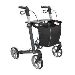 Leichtgewicht Rollator Rehasense Server von vorne rechts