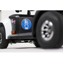 Elektromobil Scooter Pride Kolja HMV blaues Schild